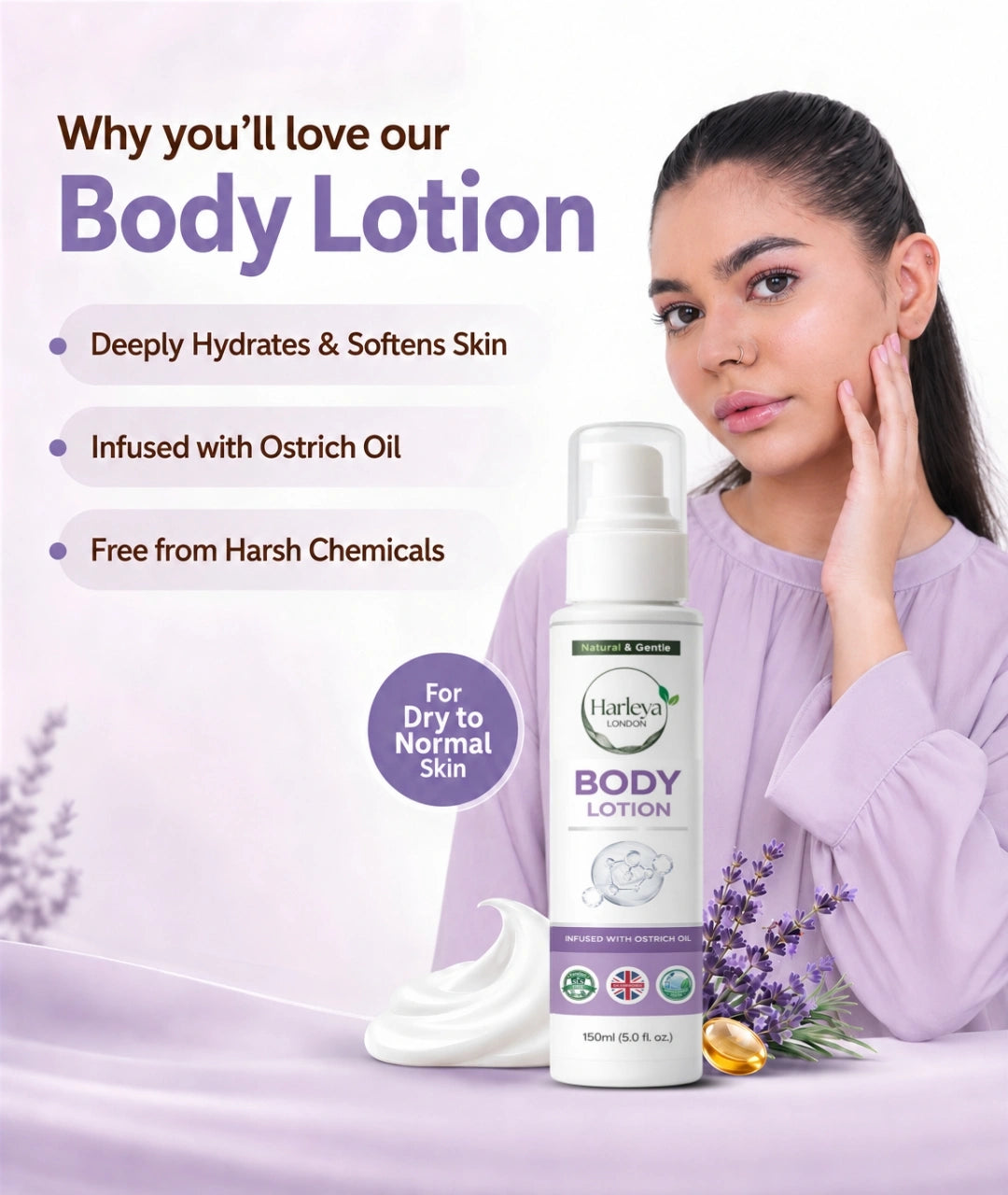 Body Lotion | Hyaluronic Acid + Ostrich Oil