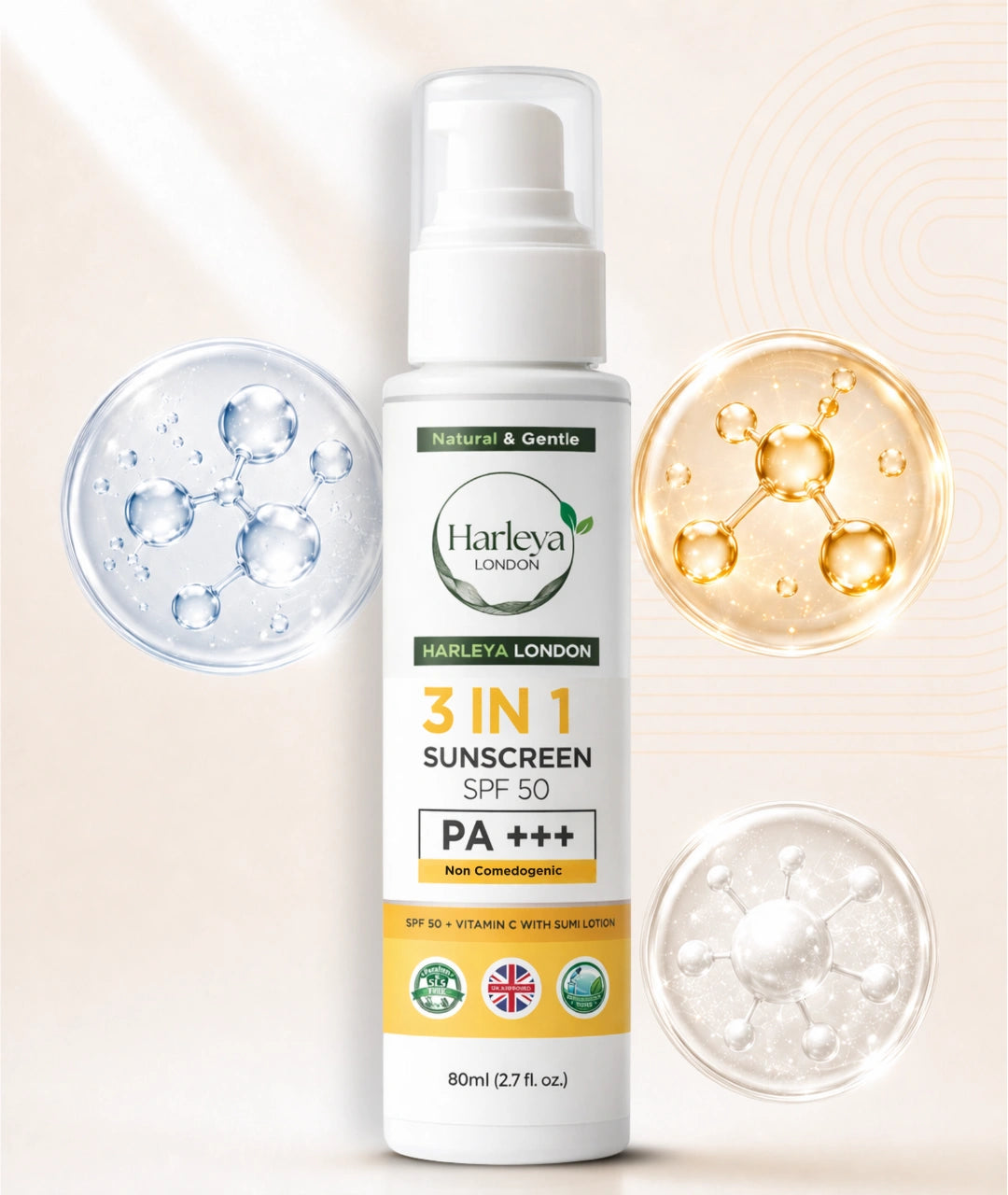 3 in 1 Sunscreen SPF 50 PA +++
