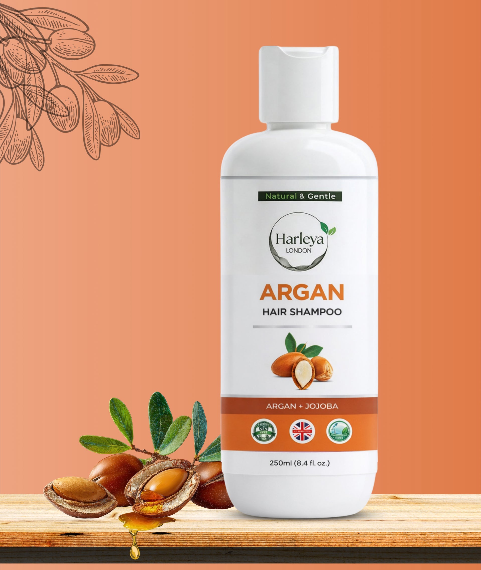Argan Shampoo | Jojoba Oil