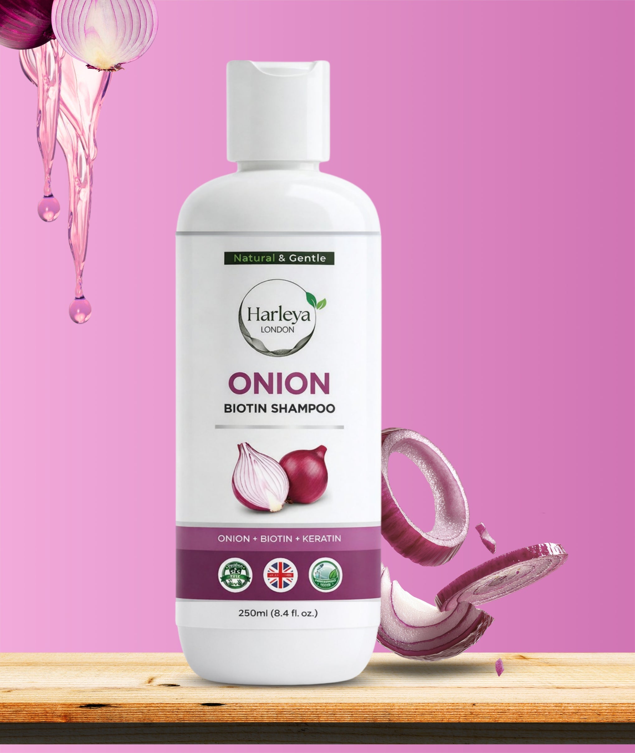 Onion + Biotin shampoo