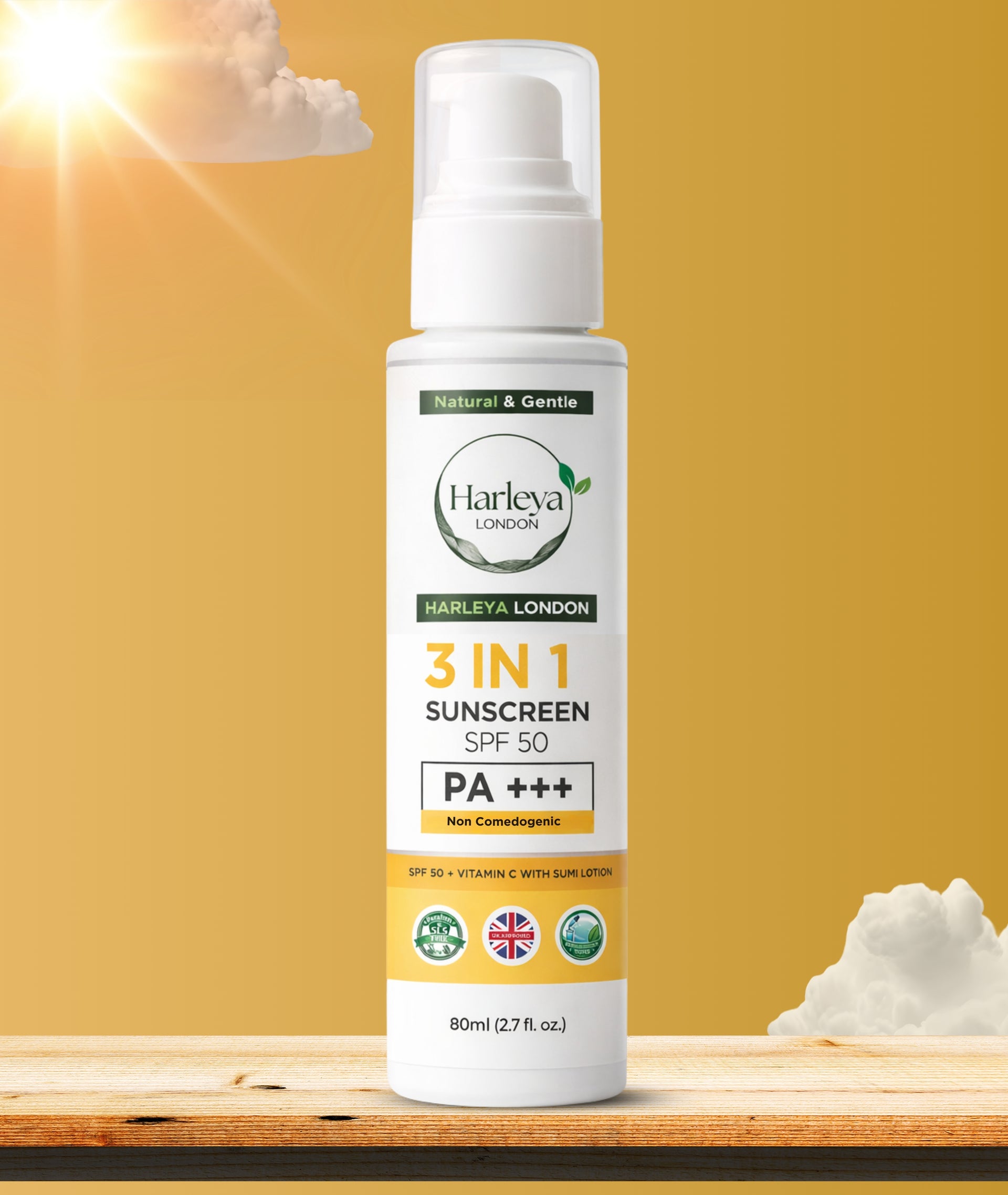 3 in 1 Sunscreen SPF 50 PA +++