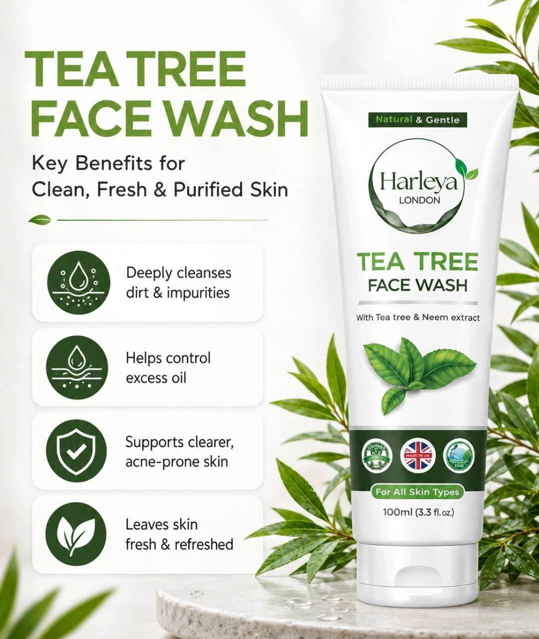 Tea Tree | Anti-Acne Face Wash