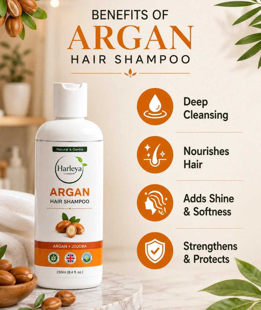 Argan Shampoo | Jojoba Oil