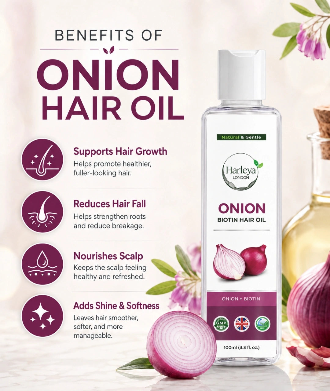 Onion + Biotin Hair Oil