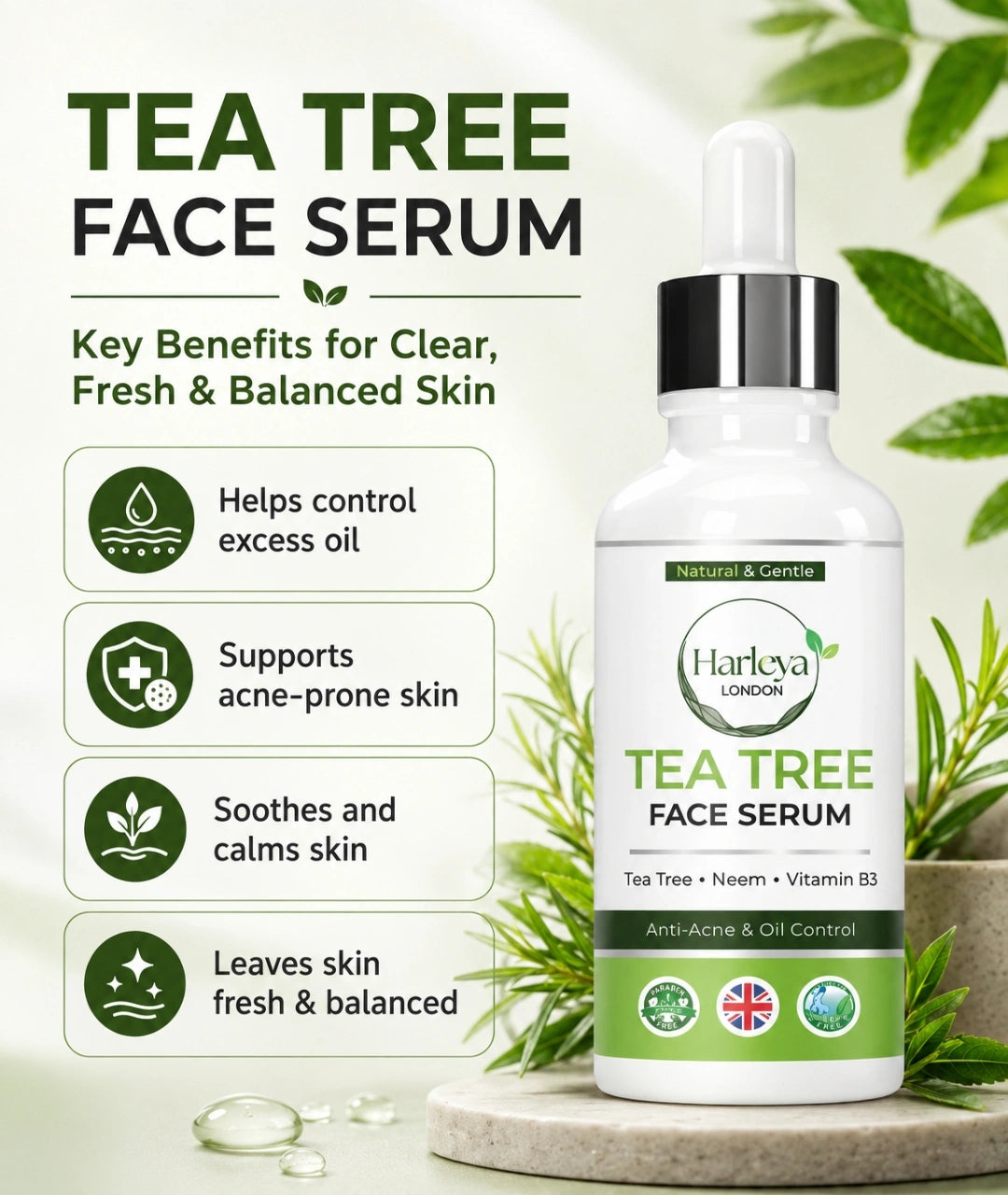 Tea Tree | Anti-Acne Face Serum