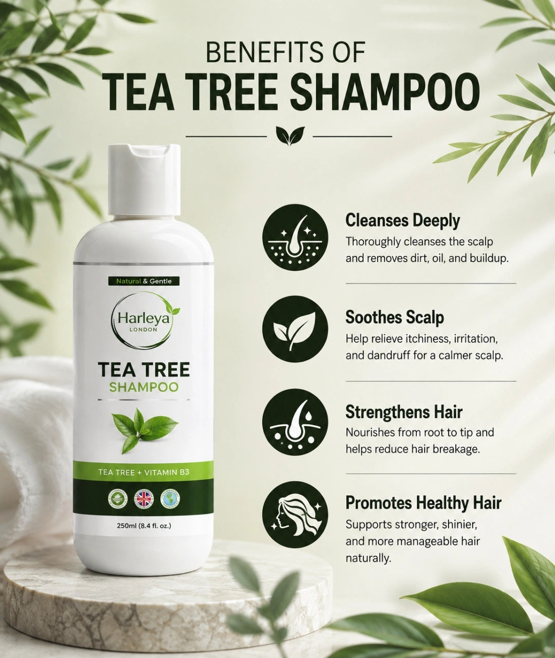Tea Tree Shampoo | Vitamin B3
